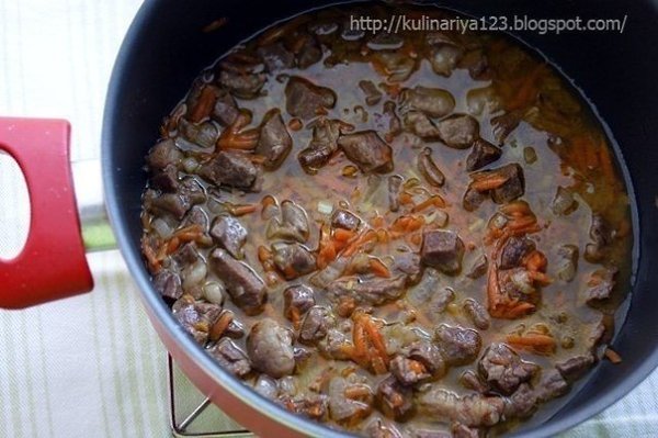 Картошечка, тушенная с мясом (как в д/садике). Время приготовления: 60 минут Порций: 6 Вам ... - 4
