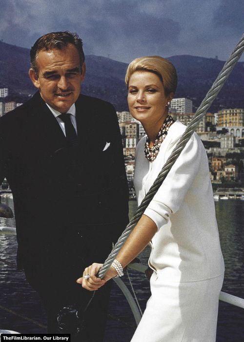 Vintage. Prince Rainier and Princess Grace - 5