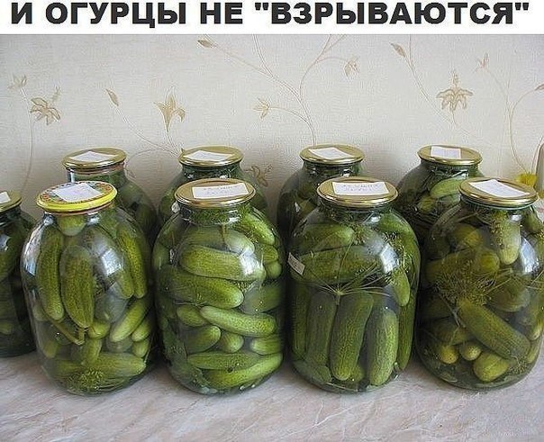 Огурцы не взрываются.Этот рецепт огурцов кажется немного странным, но, однако огурцы закрученные ...