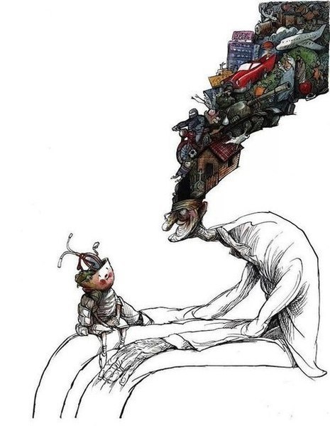 Сюрреалистичная ирония в карикатурах мексиканского художника Angel Boligan. - 4