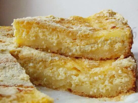 Песочный торт с творогом. Ингредиенты Продукт Количество Для коржа: Мука 300 г Масло сливочное 250 г ...