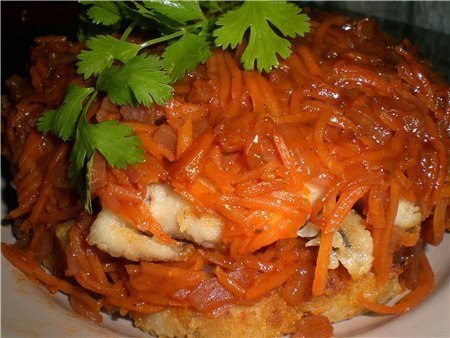 Рыба под маринадом.Ингредиенты:- 1 кг рыбы (филе) - сок 1/3 части лимона- соль - по вкусу- черный ...