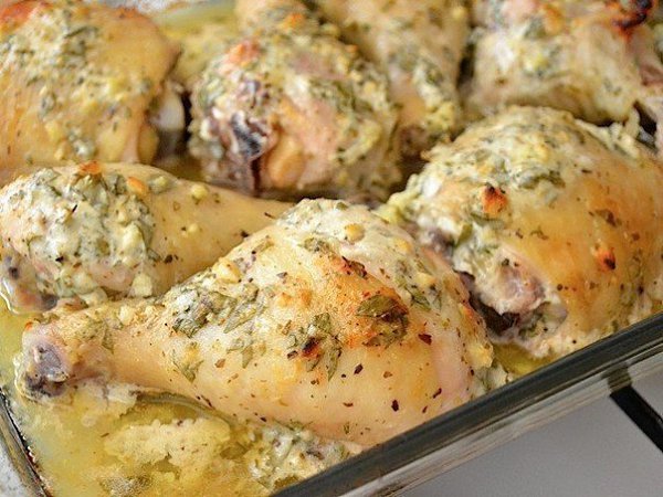 Курица в маринаде по-гречески. Вам потребуется: йогурт (без ароматизаторов) 1 стакан курица (ножки, ... - 6