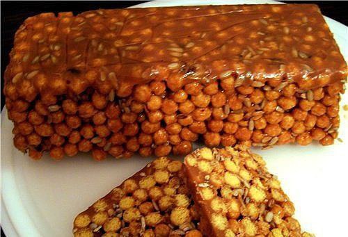 Десерт из кукурузных палочек. Тонкий вкус, который Вы точно оцените. Ингредиенты: кукурузные палочки ...