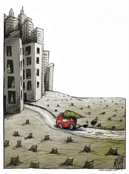 Сюрреалистичная ирония в карикатурах мексиканского художника Angel Boligan. - 3