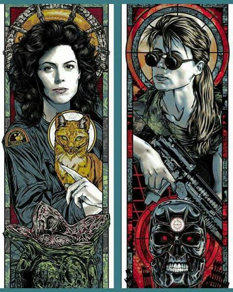 #EllenRipley #SarahConnor