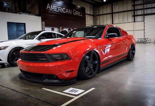 Bagged 2012 Mustang 3.7L