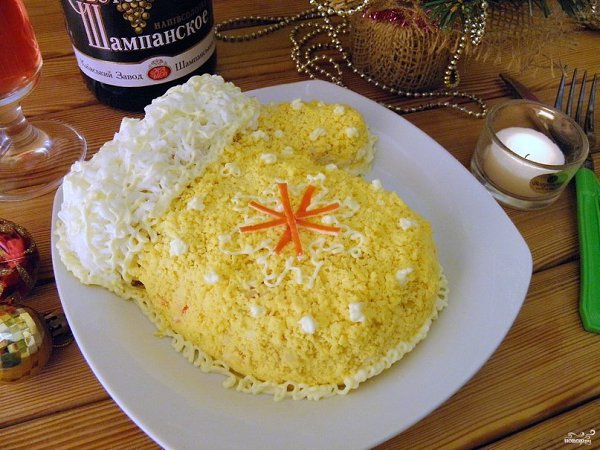 Салат новогодний