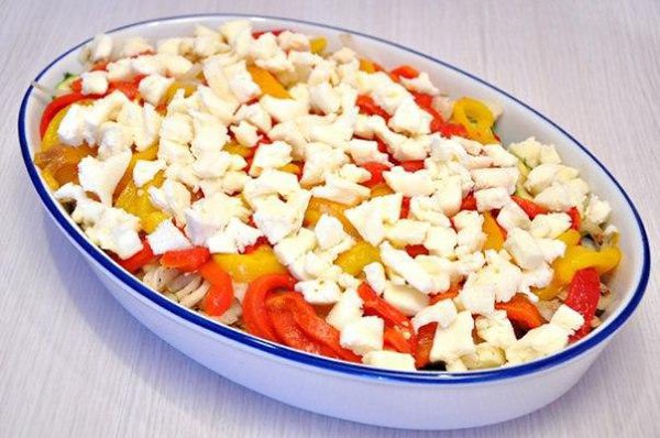 Запеканка из овощей-гриль с моцареллой и пармезаном. Такая запеканка прекрасна как самостоятельное ... - 7