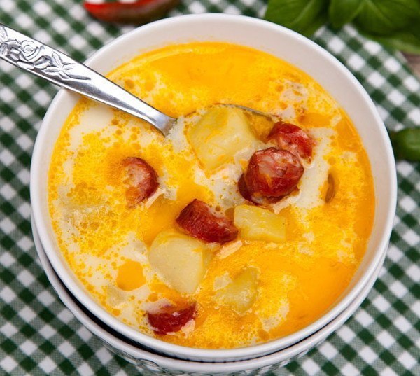 Суп с копчеными колбасками. ********************************* Лучший рецепт ароматного супа, ... - 6