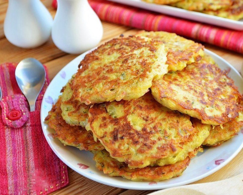 Драники с ветчиной и сыром. Быстро и очень просто! Ингредиенты: Картофель — 6 шт. Лук — 1 шт. ...