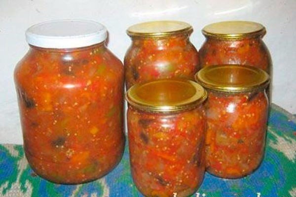 ОВОЩНОЙ САЛАТ БЕЗ УКСУСА.Ингредиенты:Баклажаны – 1 кгКабачки – 1 кгМорковь – 300 гЛук – 500 гПерец ...