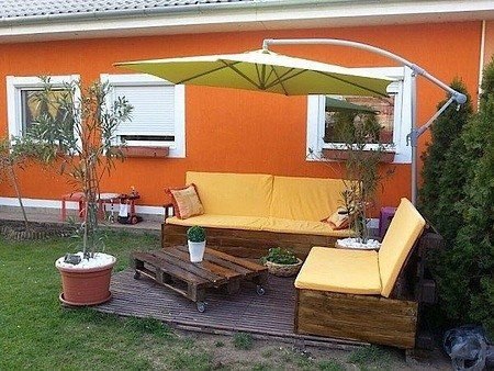 Идеи для дачи из паллет - 3