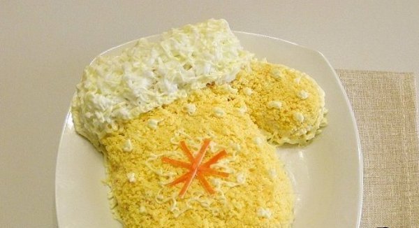 #зима #НовыйГод2017 #СкороНовыйГод.НОВОГОДНИЙ САЛАТ