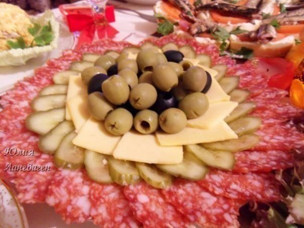 10 красивых нарезок для праздника. #праздничное@cooklove