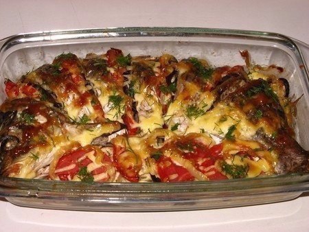 Сочнейшая рыбка в духовочке! Аромат великолепный! КАРП, ЗАПЕЧЕННЫЙ С ОВОЩАМИ Ингредиенты: - карп - ...