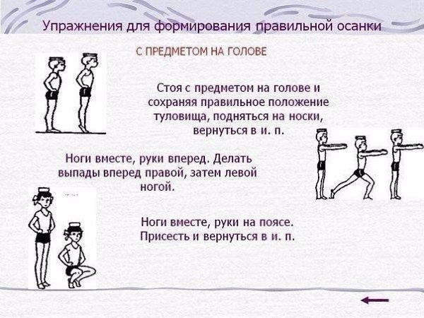 Упражнения для красивой осанки и против болей в спине .Результата добьетесь при регулярных ... - 4