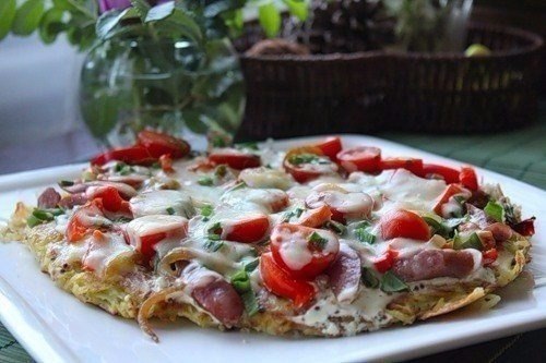 ПП-пицца. Никакого теста. Только самое вкусное и полезное. .на 100г 129,9 ккал, Б/Ж/У ...