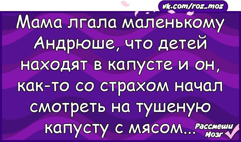 Мать лжет. Мама лгала маленькому Андрюше что детей находят в капусте. Анекдоты 16 +. Мама лгала маленькому Андрюше.