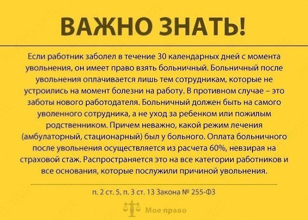 Ваши права во время больничных, отпуска и не только. Важно знать! - 7