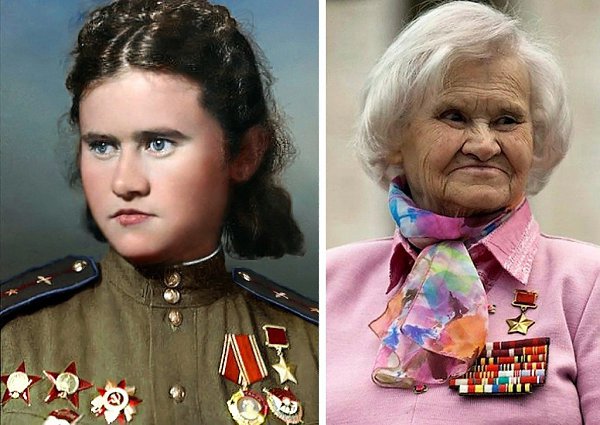 Пасько Евдокия Борисовна — «ночная ведьма», штурман эскадрильи 46-го гвардейского ночного ...