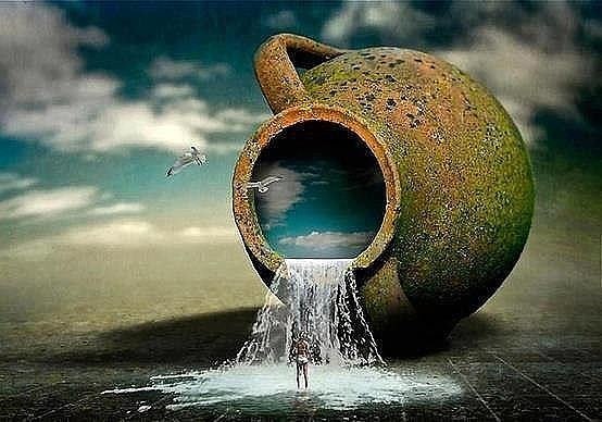 Человек--это сосуд. Чем наполнен, то и начнет выплескиваться из него, когда его толкнешь. - 2