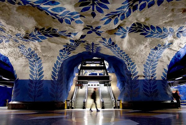 Метро в Стокгольме это настоящий рай для любителей креатива, это своего рода художественная галерея, ... - 4