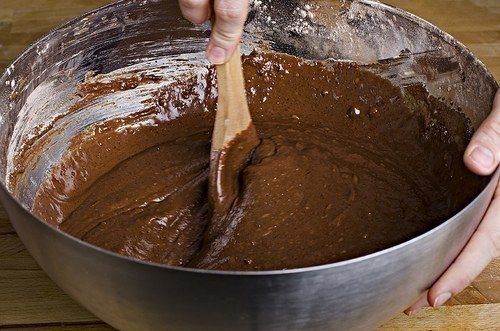 Быстрые шоколадные кексы без яиц.Ингредиенты:375 г муки400 г сахара60 г какао порошка14 г ... - 7