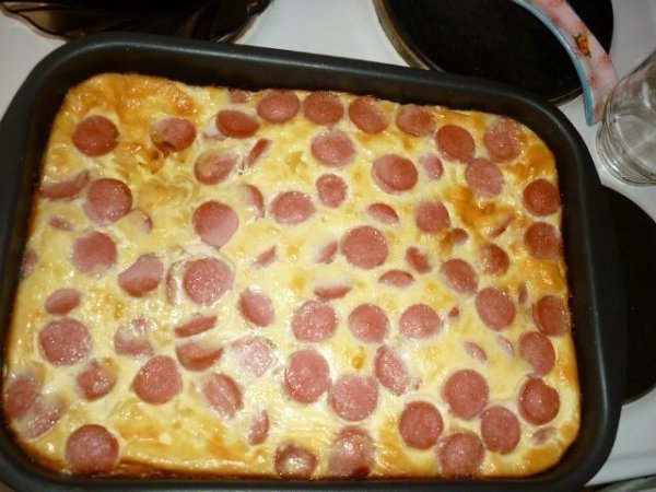 ТОП- 7 БЛЮД С СОСИСКАМИ.1. Запеканка из картофеля с сосисками:ИНГРЕДИЕНТЫ: 5 картофелин 4 сосиски 2 ...