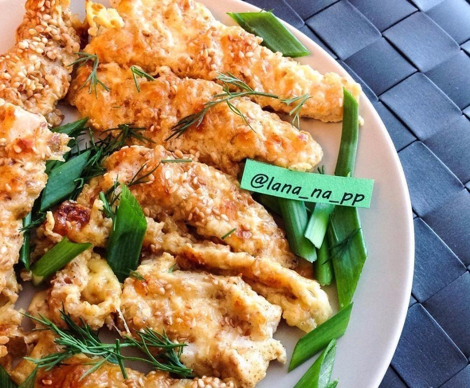 Куриное филе в кунжуте - вкуснейший ПП-ужин! .на 100грамм - 179.49 ккалБ/Ж/У - ...