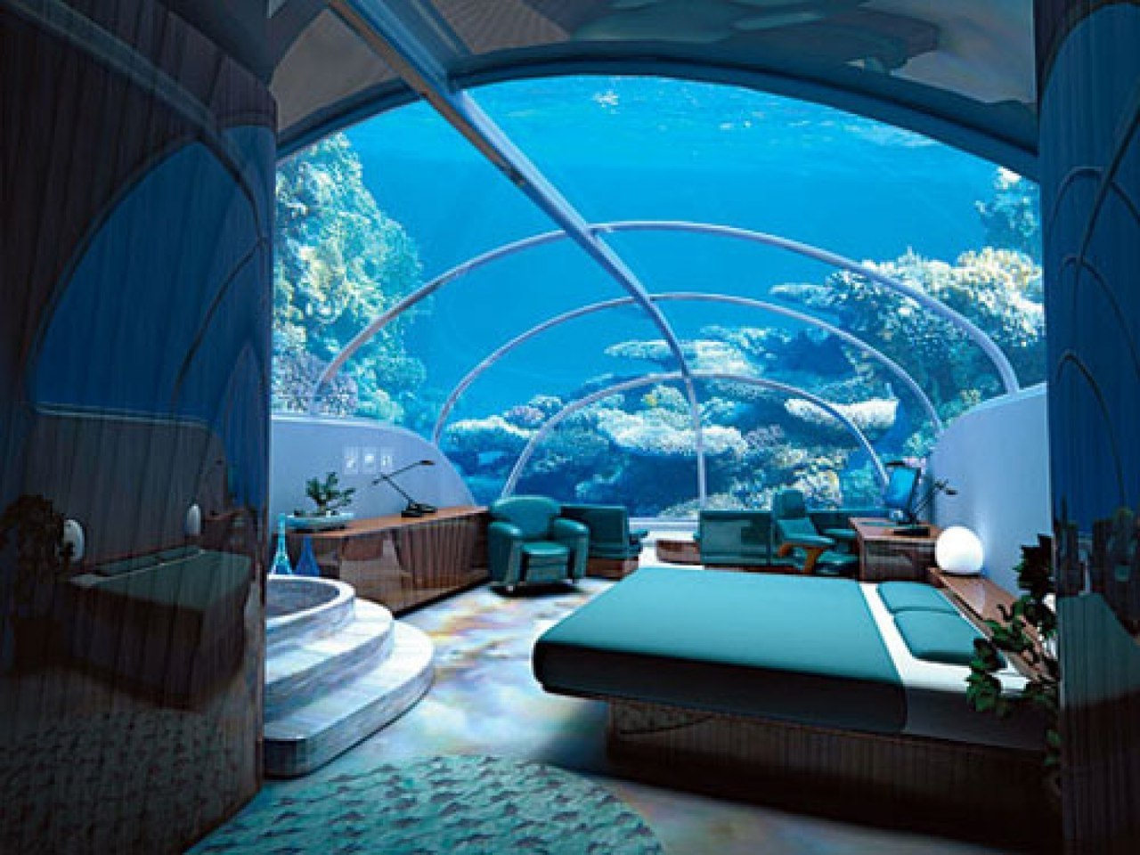 Подводный отель в Дубае – Hydropolis Undersea Resort