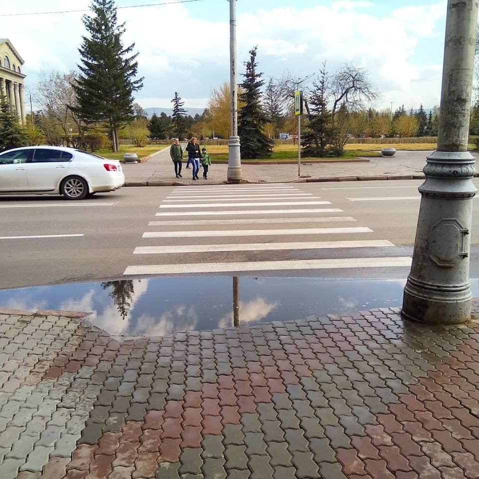 Лужа на тротуарной плитке. Лужа на брусчатке. Брусчатка лужи Графика. Лужа натекла.