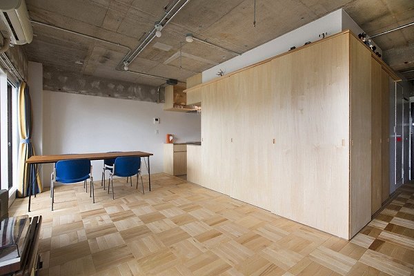 Жилое пространство в Японии.Проект Tsukiji Room H реализован студией Yuichi Yoshida & associates в ... - 3