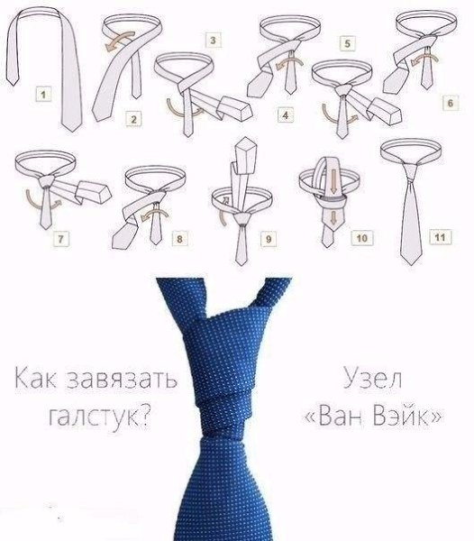6 способов красиво завязать галстук своему мужчине - 4
