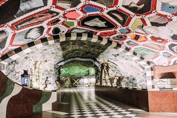 Стокгольмское метро как произведение искусства.Автор: Марина Половинкина - 5