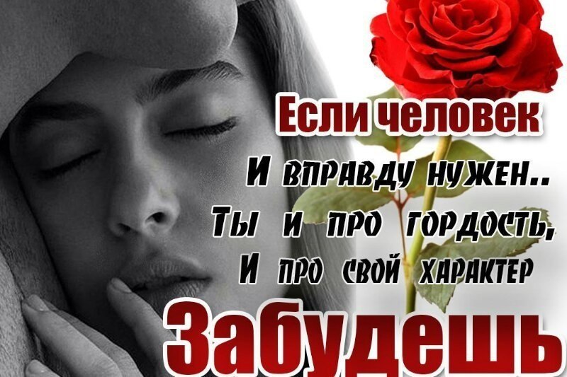 Сказала гордость: «Плюнь. Забудь. Прости. Не думай, всё что было не вернётся. И просто с лёгким ...