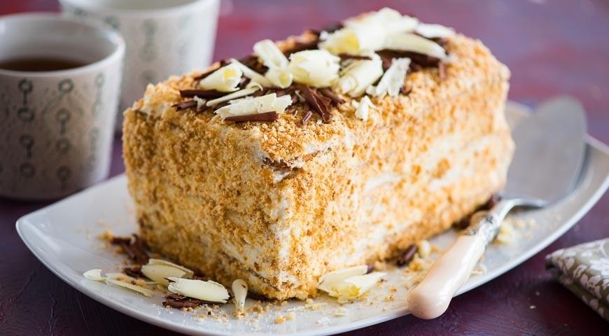 Сметанник: пошаговый рецепт приготовления.Вкусный домашний торт – и отличный подарок к празднику, и ...