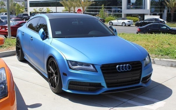 Audi A7 Blue Matte