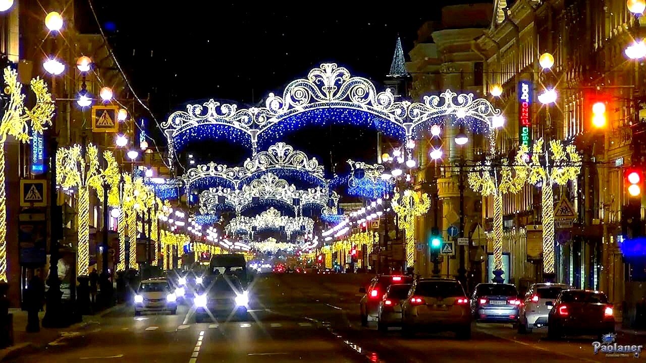 Новогодний питер видео