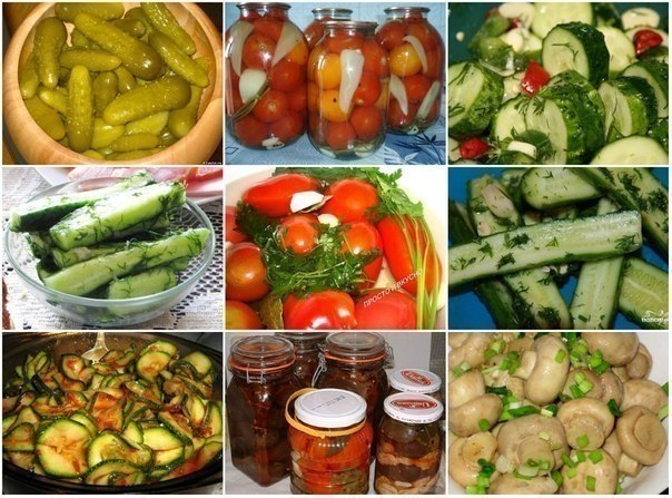 КОПИЛКА ЛУЧШИХ РЕЦЕПТОВ ЗАСОЛОК. 1. Малосольные огурчики 2. Маринованные помидоры сладко-острые 3. ...