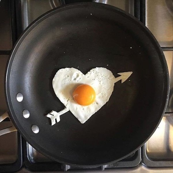 Даже из банальной яичницы можно создать произведения искусства.#креатив@bon - 6