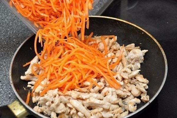 ХЕ из курицы.ИНГРЕДИЕНТЫкуриное филе – 800 г,морковь – 4 шт.,репчатый лук – 3-4 головки,уксус ... - 6