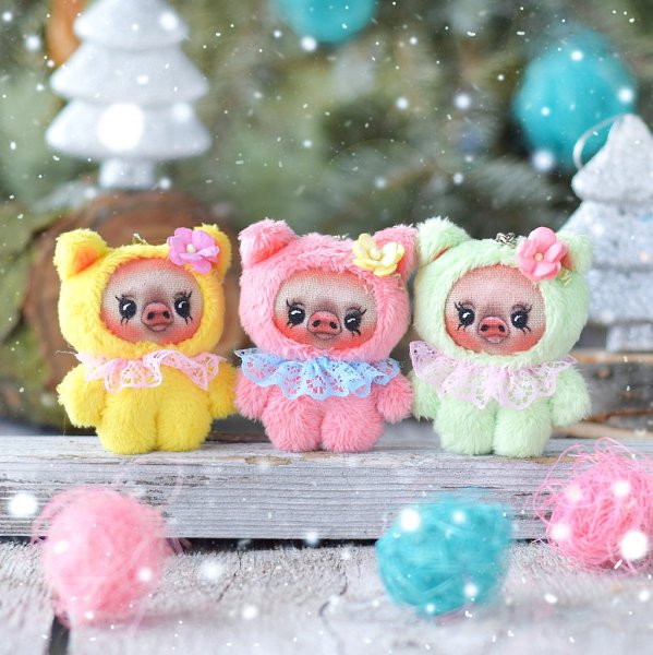 #новый_год@fan_handmade.#игрушки@fan_handmade Новый год к нам мчится текстильные игрушки - 3