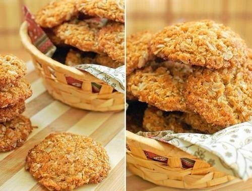 Овсяное печенье без муки, яиц и масла! Побалуйте себя в выходной! Ингредиенты: Овсяные хлопья – 350 ...