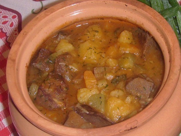 Жаркое с сердцем и сол. огурчиками! Автор: Светлана Голубева 1.Сердце(гов.)отварить в течении 2-х ...