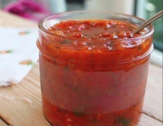 Икра с овощами и яблоками.Помидор 1,25 кгЯблоки 500 гПерец болгарский 500 гМорковь 500 гПерец ...