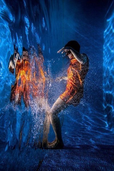 Прекрасные снимки в воде от фотографа Robin Cerutti! Как вам? #настроение@ican