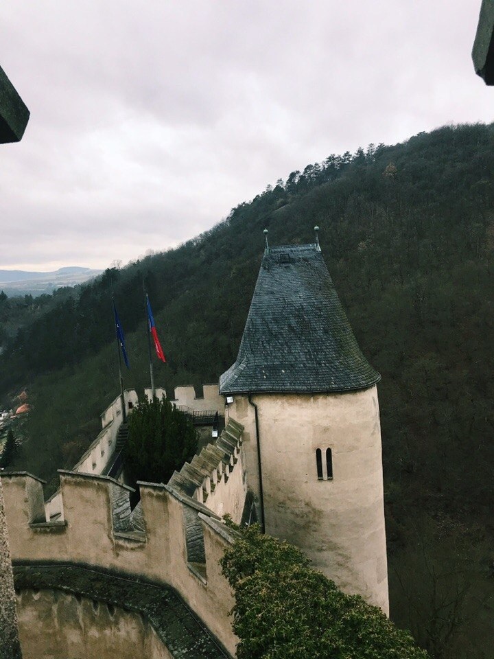 Karlstein castle, the Czech Republic. :   - 5