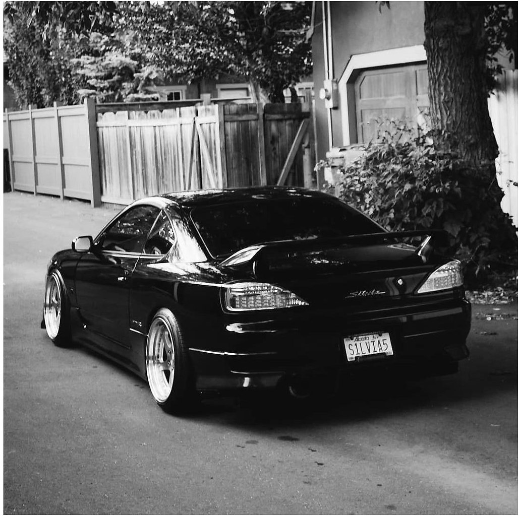 Black Nissan Silvia