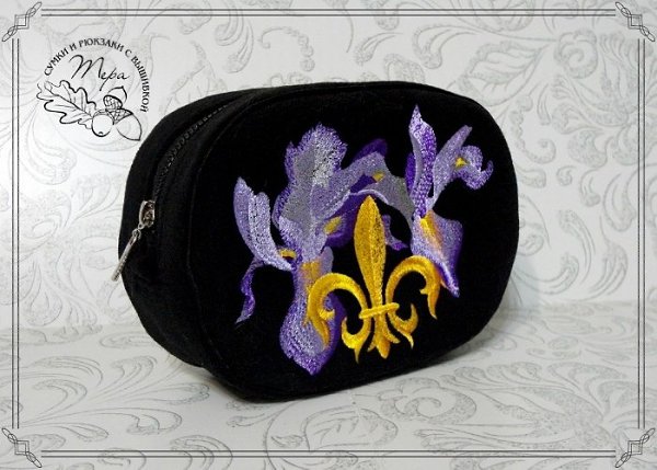 #шьем@fan_handmade.#вышиваем@fan_handmade НОВИНКА СУМОЧКА поясная КОРОЛЕВСКИЙ ИРИС Компактная ...